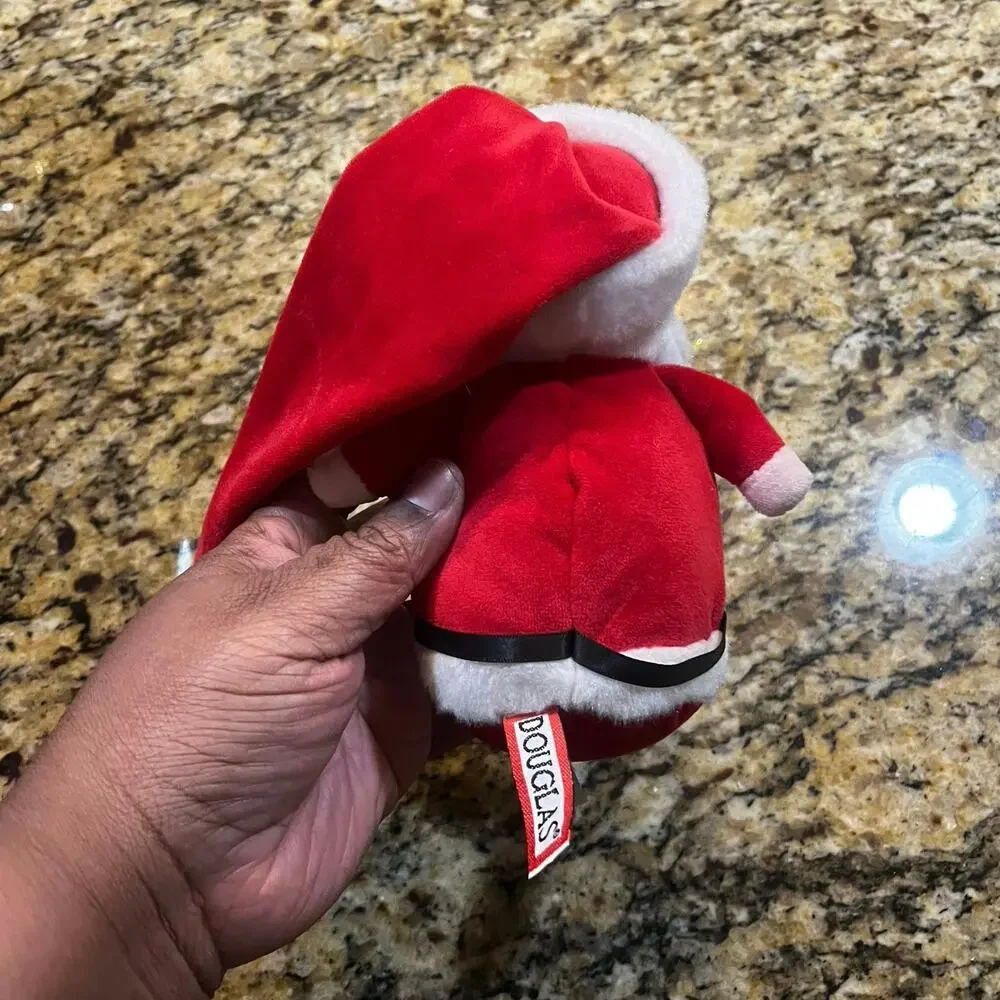 Douglas‎ Santa Claus Mini Bean Doll Plush Baby Toy 6”